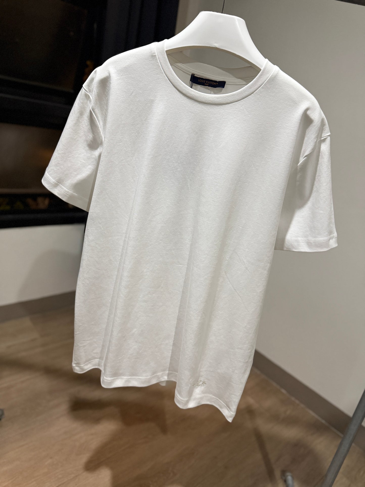 Louis Vuitton Embroidered Logo T-Shirt (White)