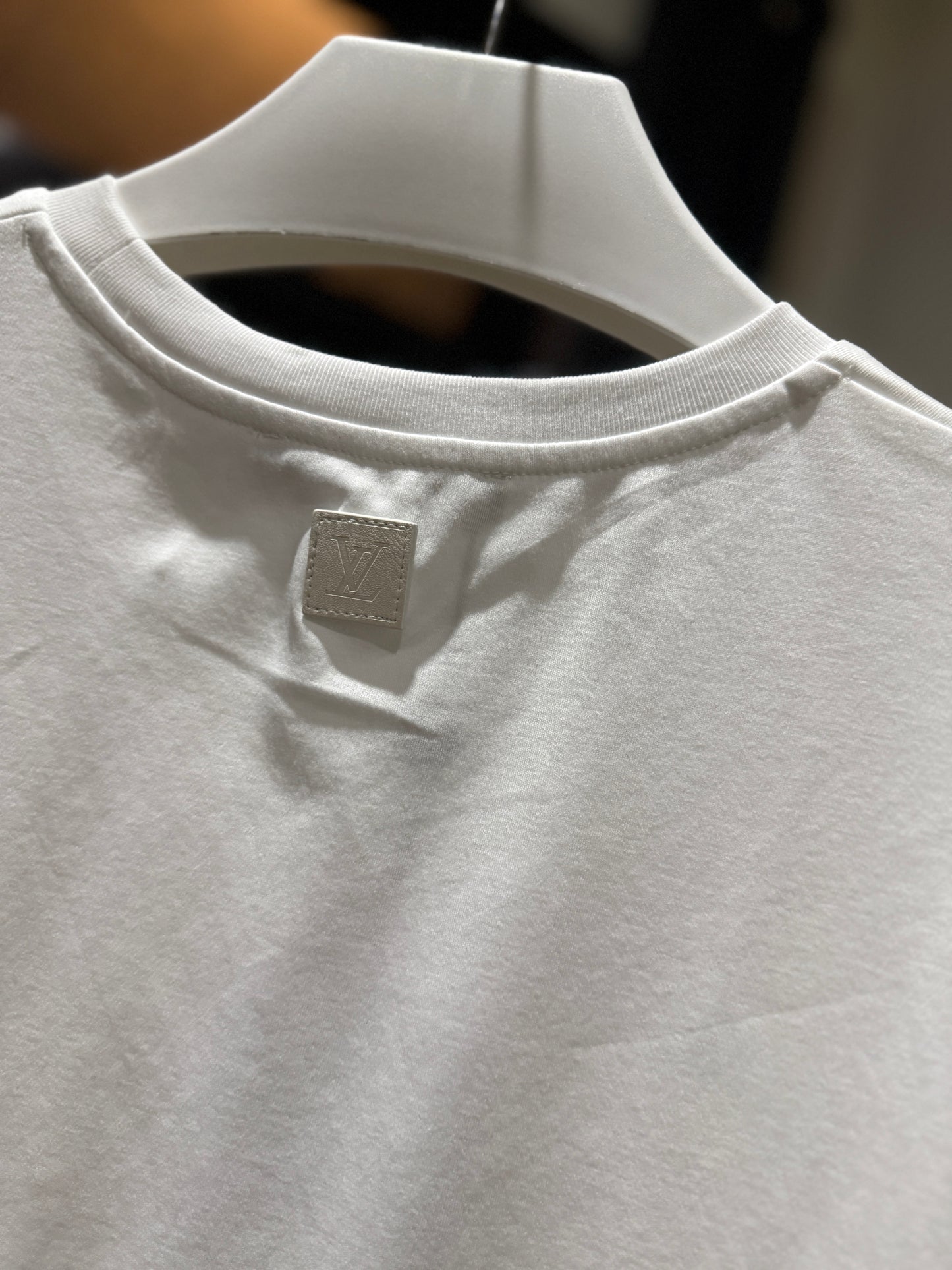 Louis Vuitton Embroidered Logo T-Shirt (White)