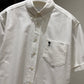 AMI de Coeur Embroidered Cotton Boxy Shirt (White)