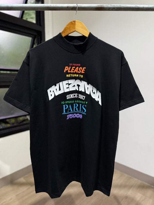 Balenciaga Please Return T-Shirt (Black)