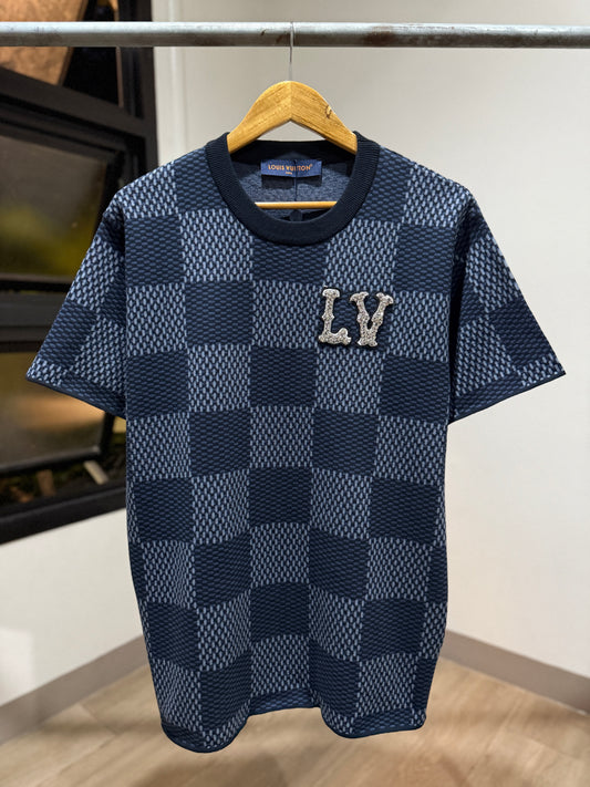 Louis Vuitton Damier Short Sleeved Crewneck
