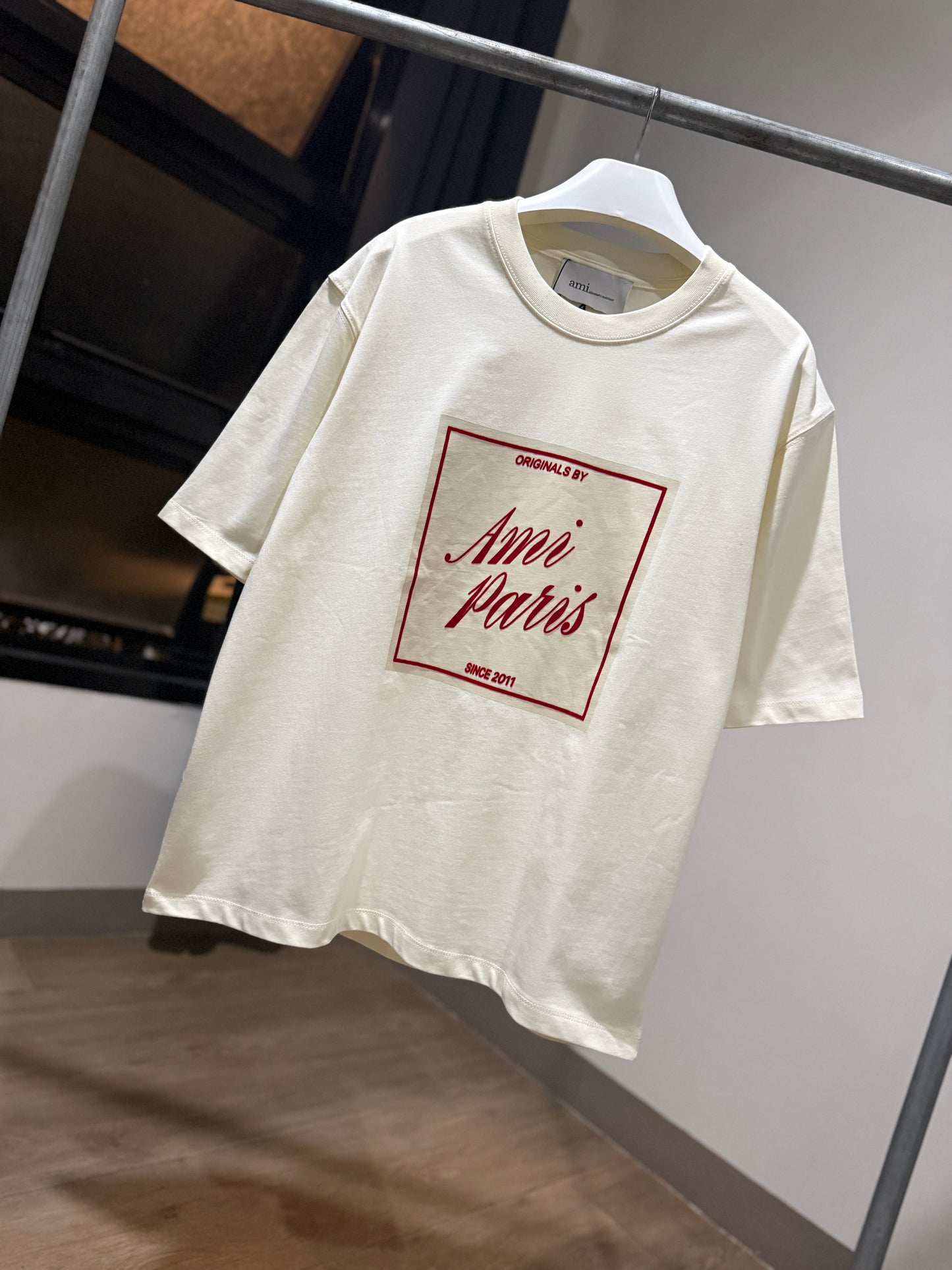 AMI Paris Heritage Print T-Shirt (Oversized)