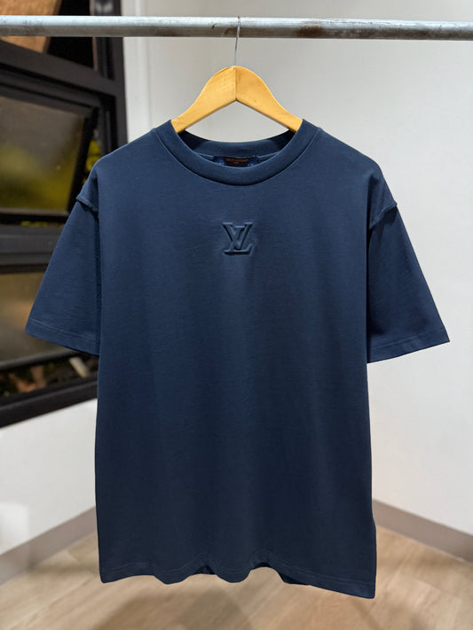 Louis Vuitton Embossed Cotton T-Shirt (Navy)