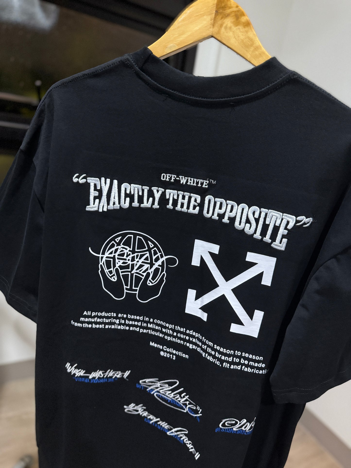 Off-White Virgil Abloh Tee (Oversized/Black)