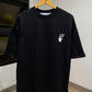Off-White Gradient Pink Marker Tee (Oversized/Black)