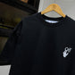 Off-White Gradient Pink Marker Tee (Oversized/Black)