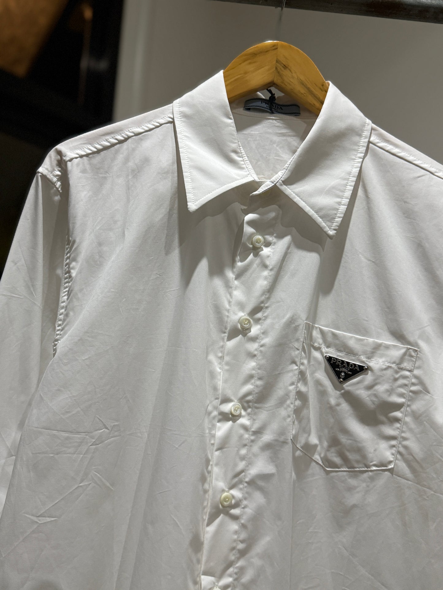 Prada Poplin Shirt (White)