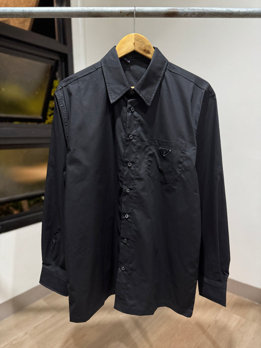 Prada Poplin Shirt (Black)