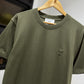 AMI de Coeur Embossed Logo T-Shirt (Sage Green)