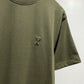 AMI de Coeur Embossed Logo T-Shirt (Sage Green)