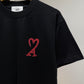 AMI Paris Painted T-Shirt (Black)