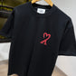 AMI Paris Painted T-Shirt (Black)