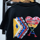 AMI Paris Painted T-Shirt (Black)