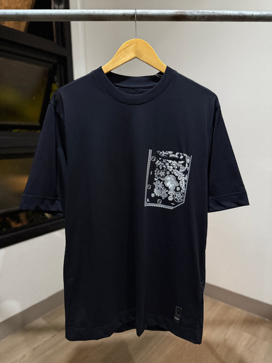 Fendi Pocket Cotton T-Shirt (Navy)