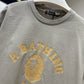 BAPE Overdye College Relaxed Fit Tee (Ivory)