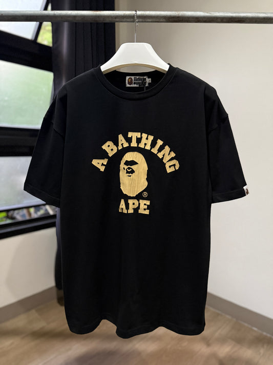 BAPE Overdye College Relaxed Fit Tee (Black)