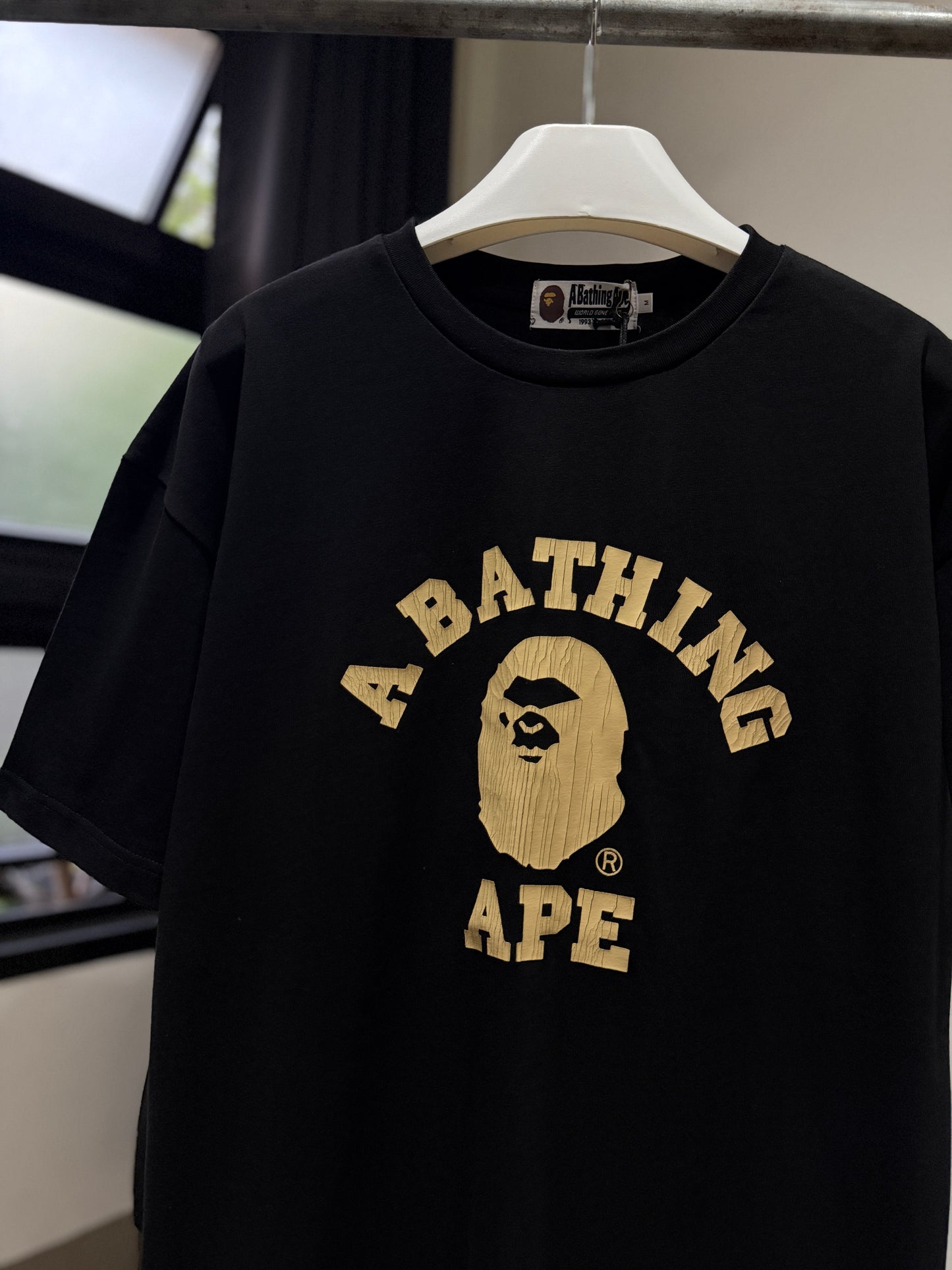 BAPE Overdye College Relaxed Fit Tee (Black)