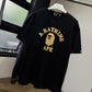 BAPE Overdye College Relaxed Fit Tee (Black)