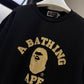 BAPE Overdye College Relaxed Fit Tee (Black)
