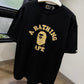 BAPE Overdye College Relaxed Fit Tee (Black)