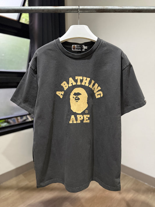 BAPE Overdye College Relaxed FIt Tee (Gray)