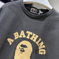 BAPE Overdye College Relaxed FIt Tee (Gray)