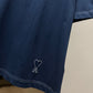AMI de Coeur Embroidered Cotton T-Shirt (Navy)