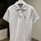 AMI de Coeur Short Sleeve Polo Shirt (White)