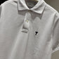 AMI de Coeur Short Sleeve Polo Shirt (White)