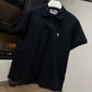 AMI de Coeur Short Sleeve Polo Shirt (Black)