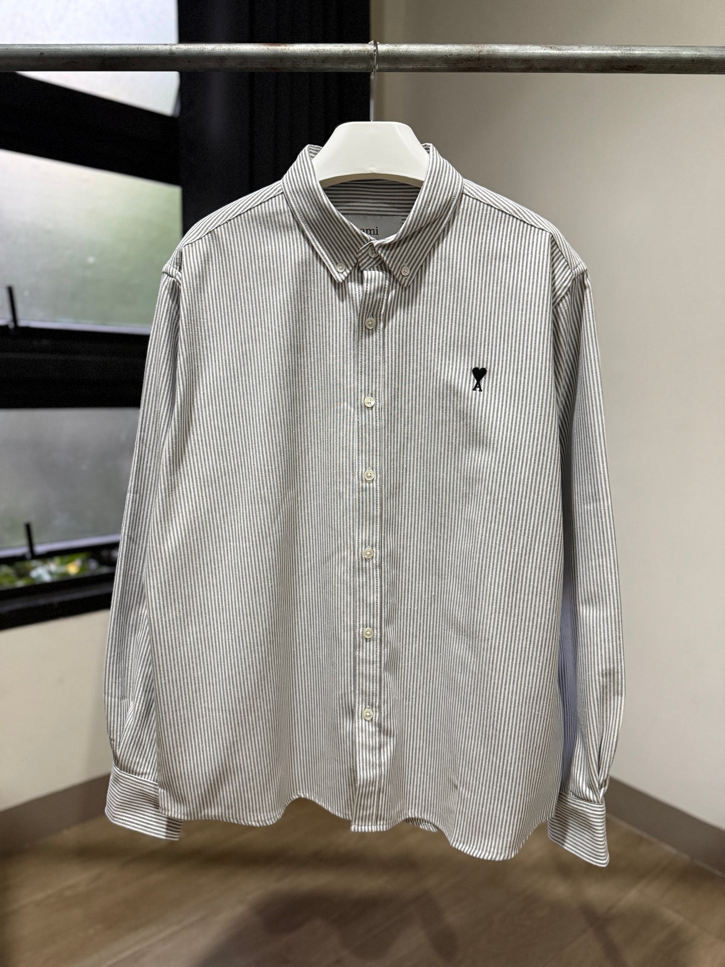 AMI de Coeur Stripe Cotton Shirt
