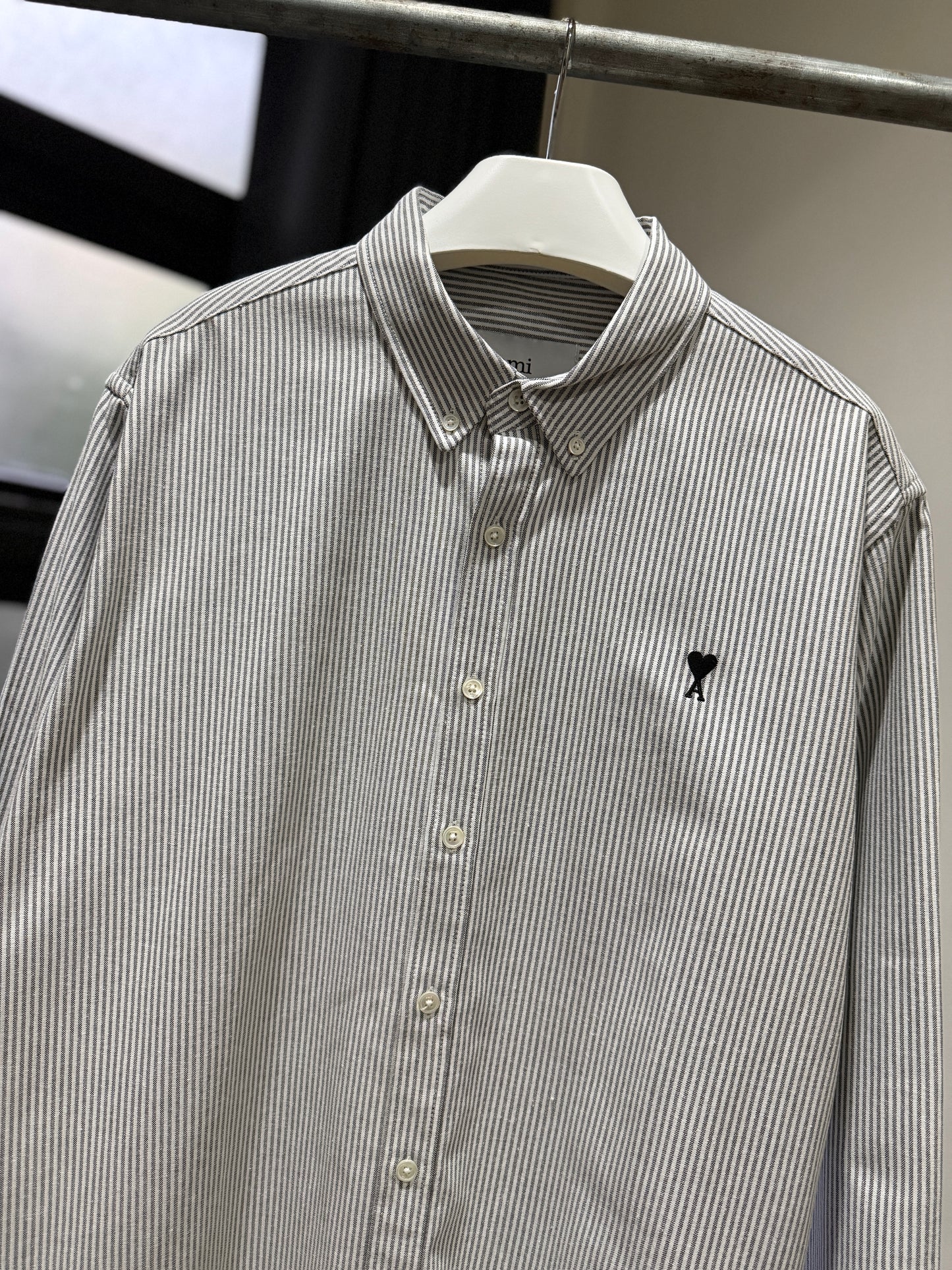 AMI de Coeur Stripe Cotton Shirt