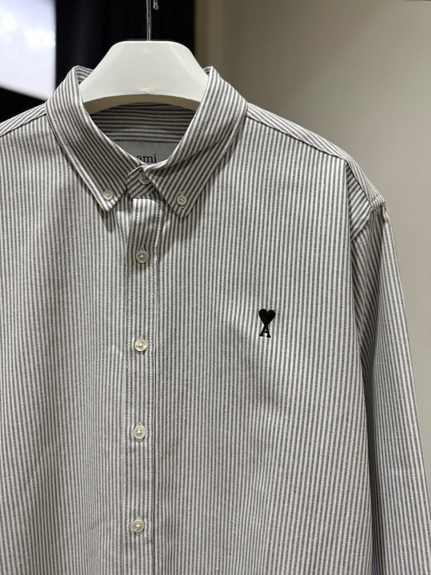 AMI de Coeur Stripe Cotton Shirt