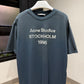 Acne Studios Relaxed Fit T-Shirt (Faded Blue)