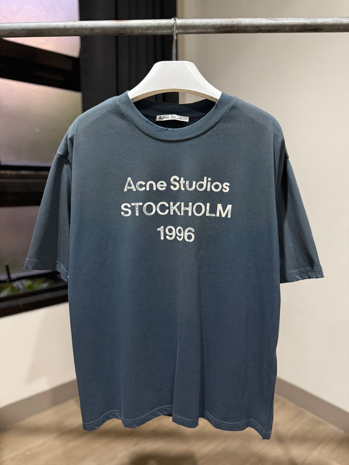 Acne Studios Relaxed Fit T-Shirt (Faded Blue)