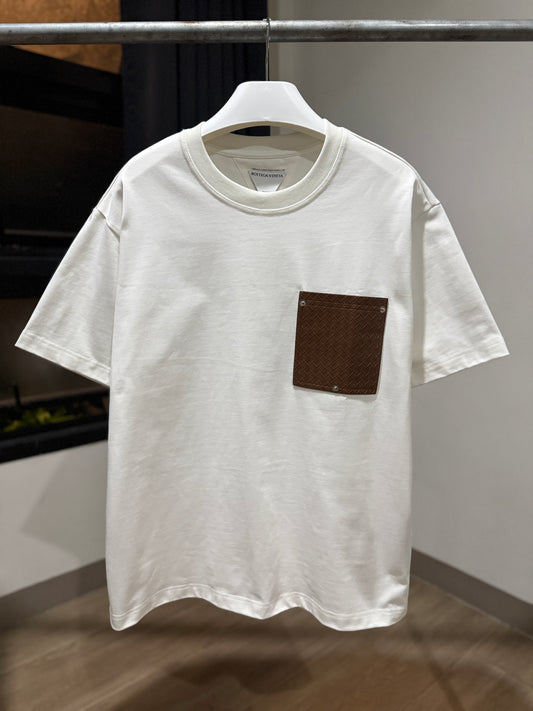 Bottega Veneta Pocket Oversized T-Shirt (White)