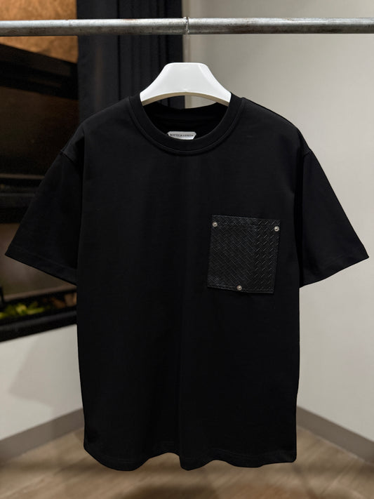 Bottega Veneta Pocket Oversized T-Shirt (Black)
