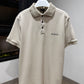 Moncler Button Polo Shirt (White Ivory)