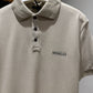 Moncler Button Polo Shirt (White Ivory)