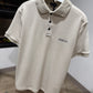 Moncler Button Polo Shirt (White Ivory)