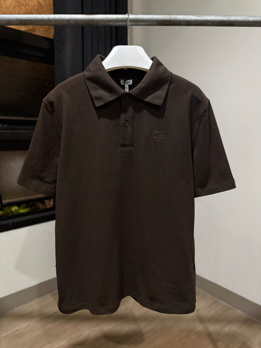 Loewe Anagram Polo Shirt (Brown)