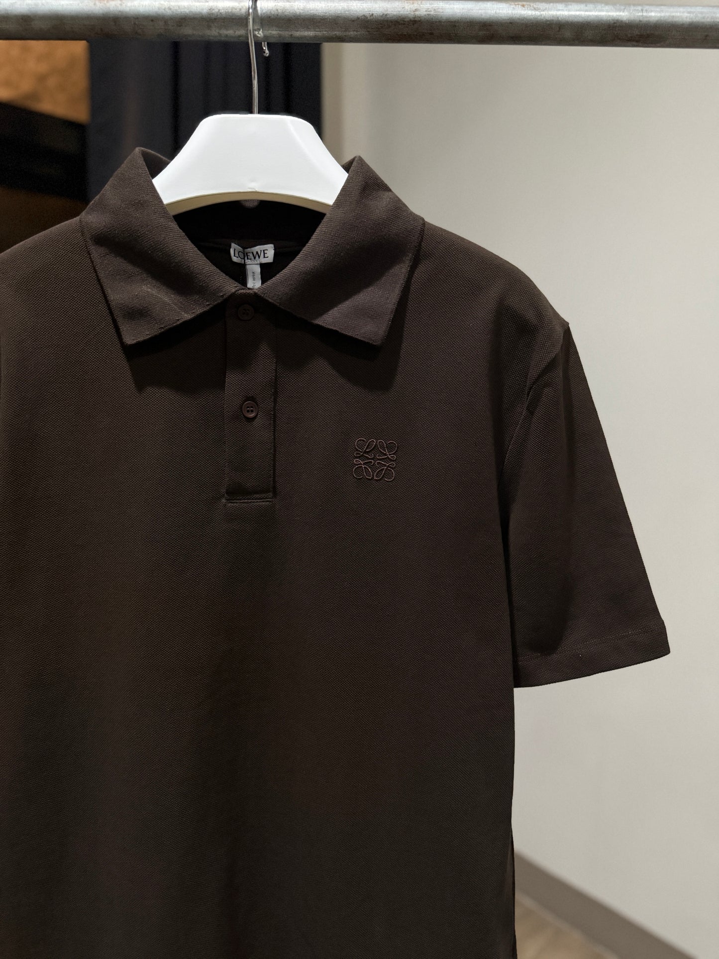 Loewe Anagram Polo Shirt (Brown)