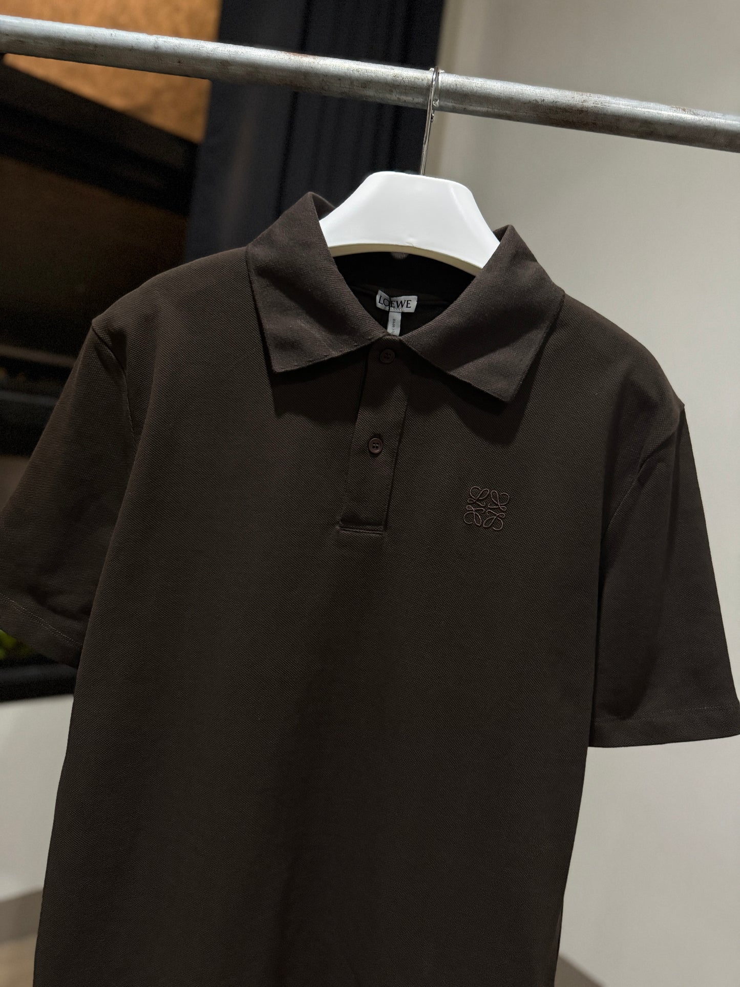 Loewe Anagram Polo Shirt (Brown)