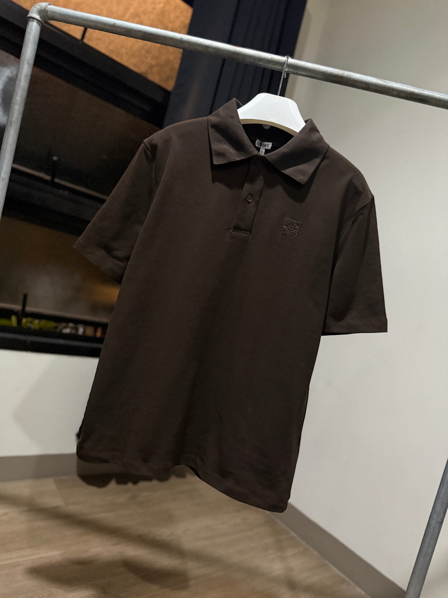 Loewe Anagram Polo Shirt (Brown)