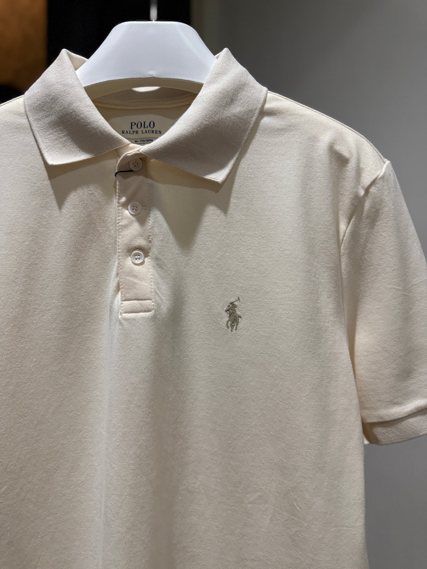 Ralph Lauren Classic Polo Shirt (Cream)