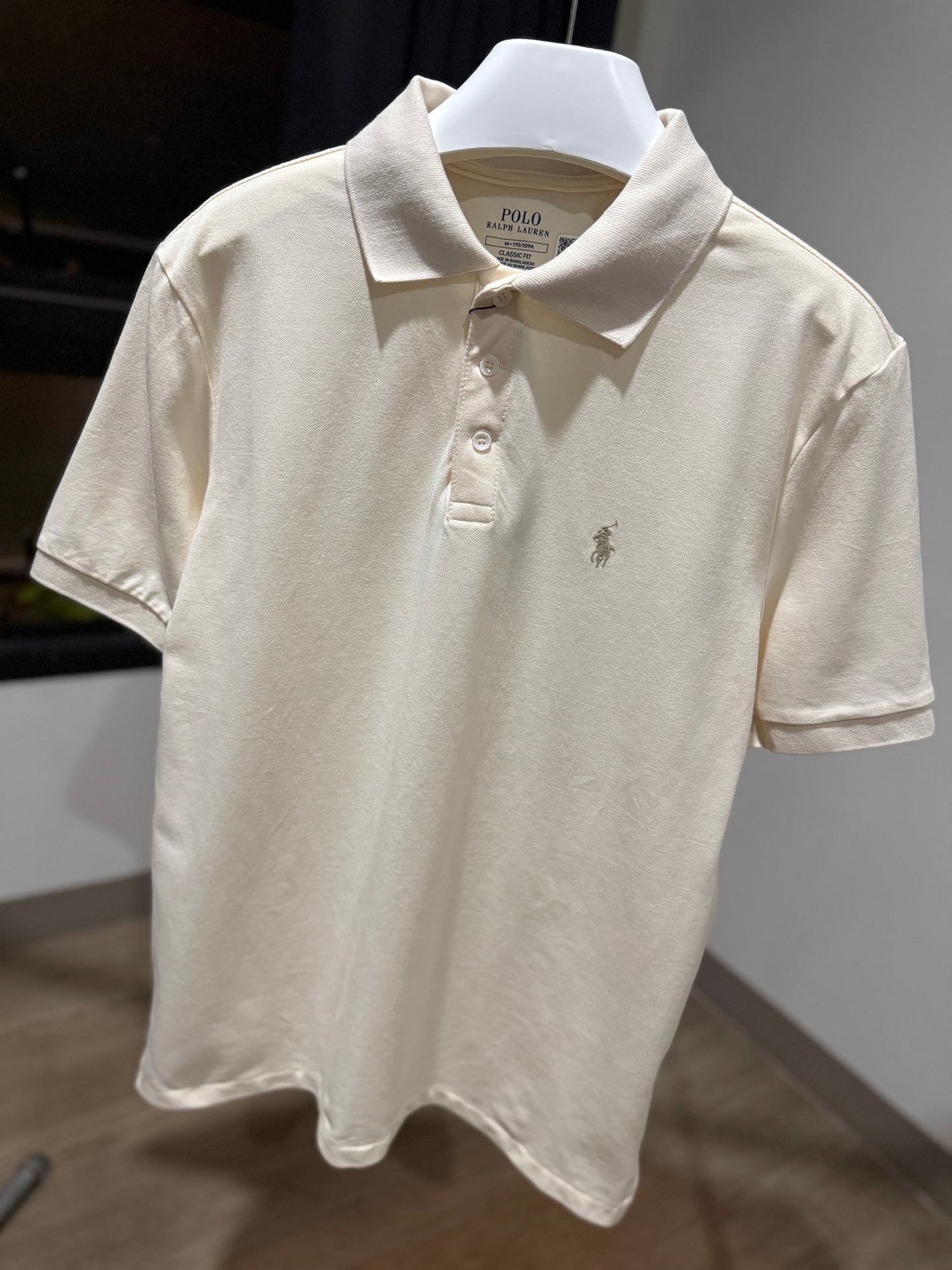 Ralph Lauren Classic Polo Shirt (Cream)