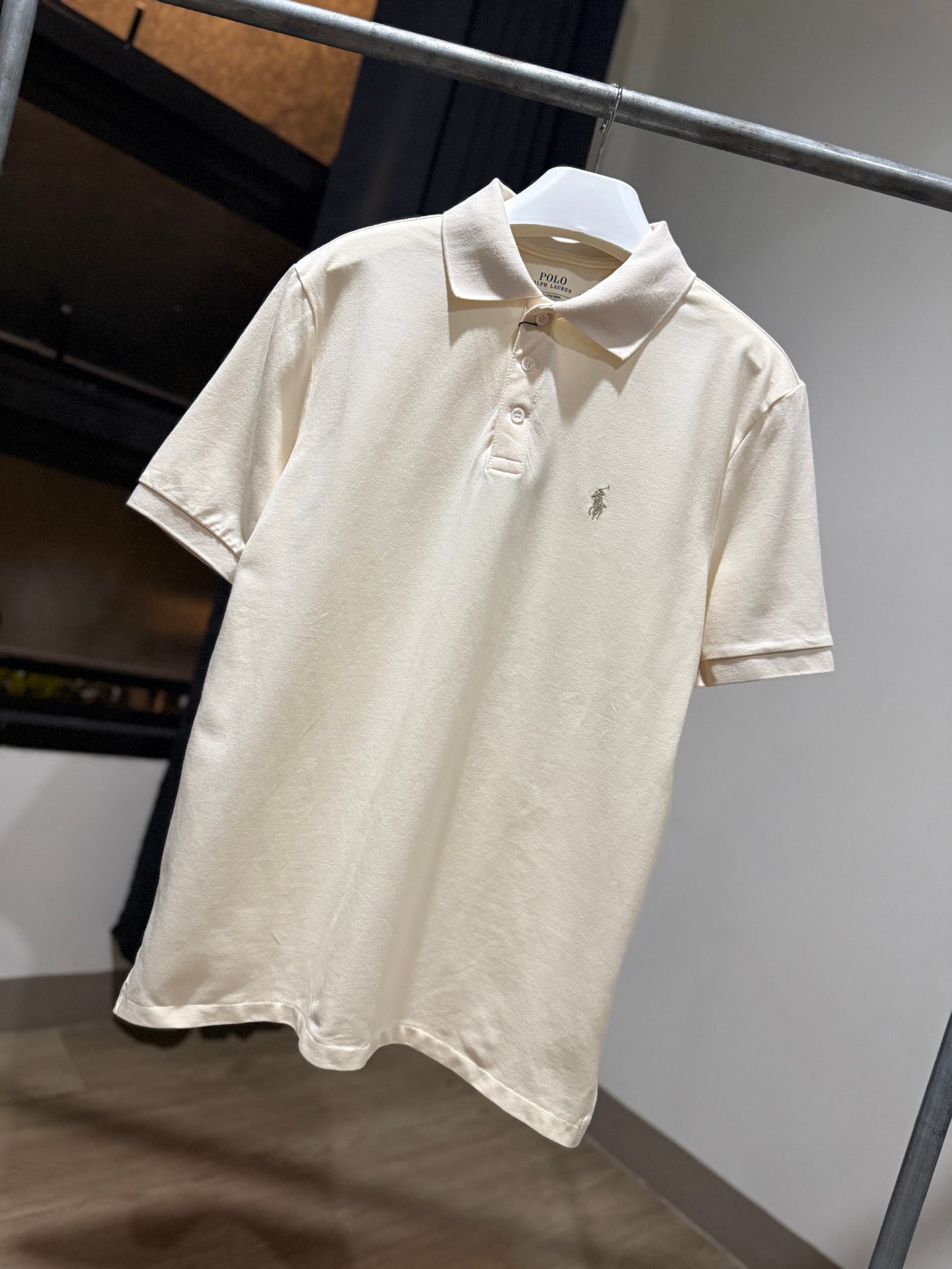 Ralph Lauren Classic Polo Shirt (Cream)