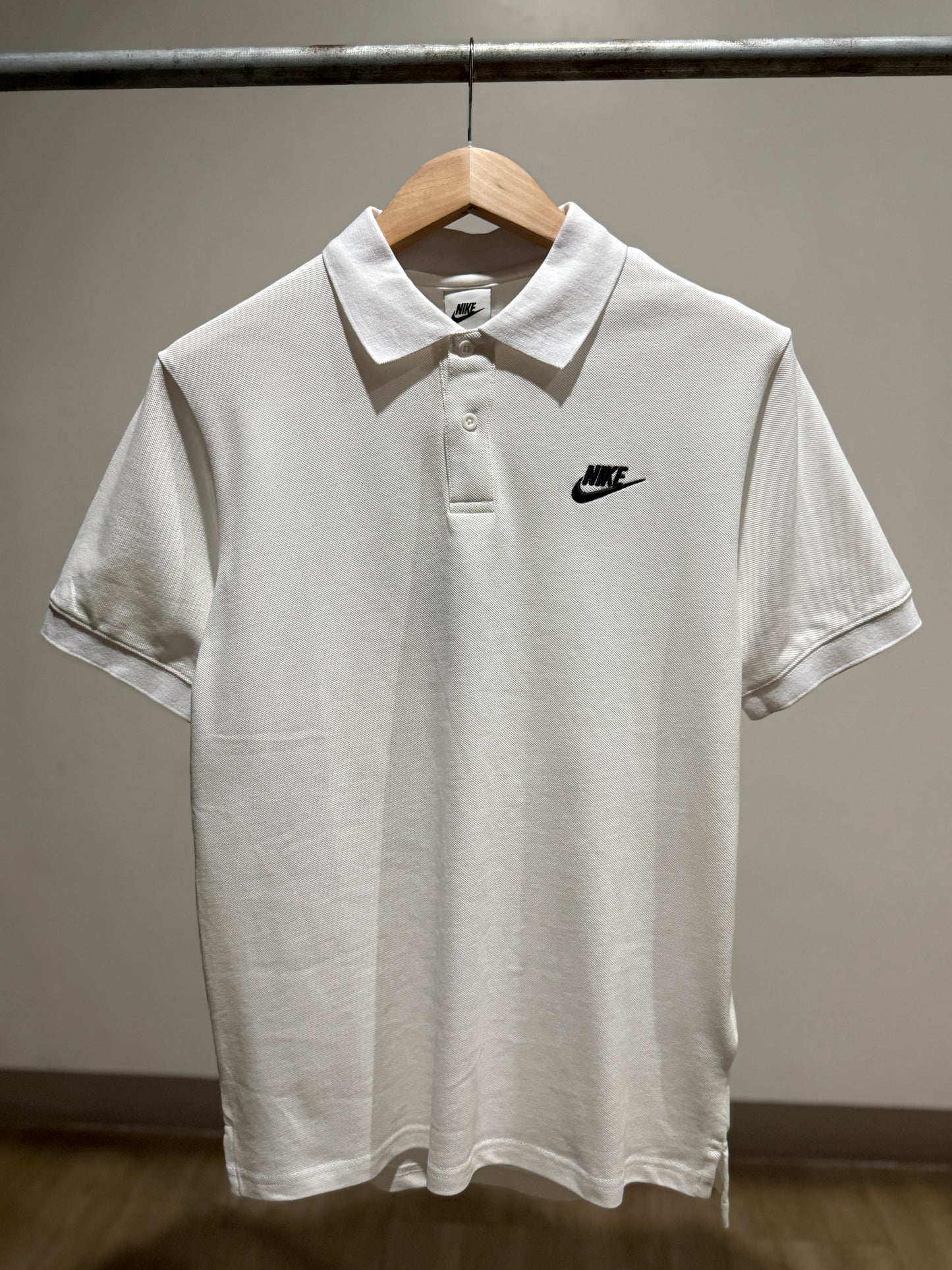 Nike Pique Polo Shirt (White)
