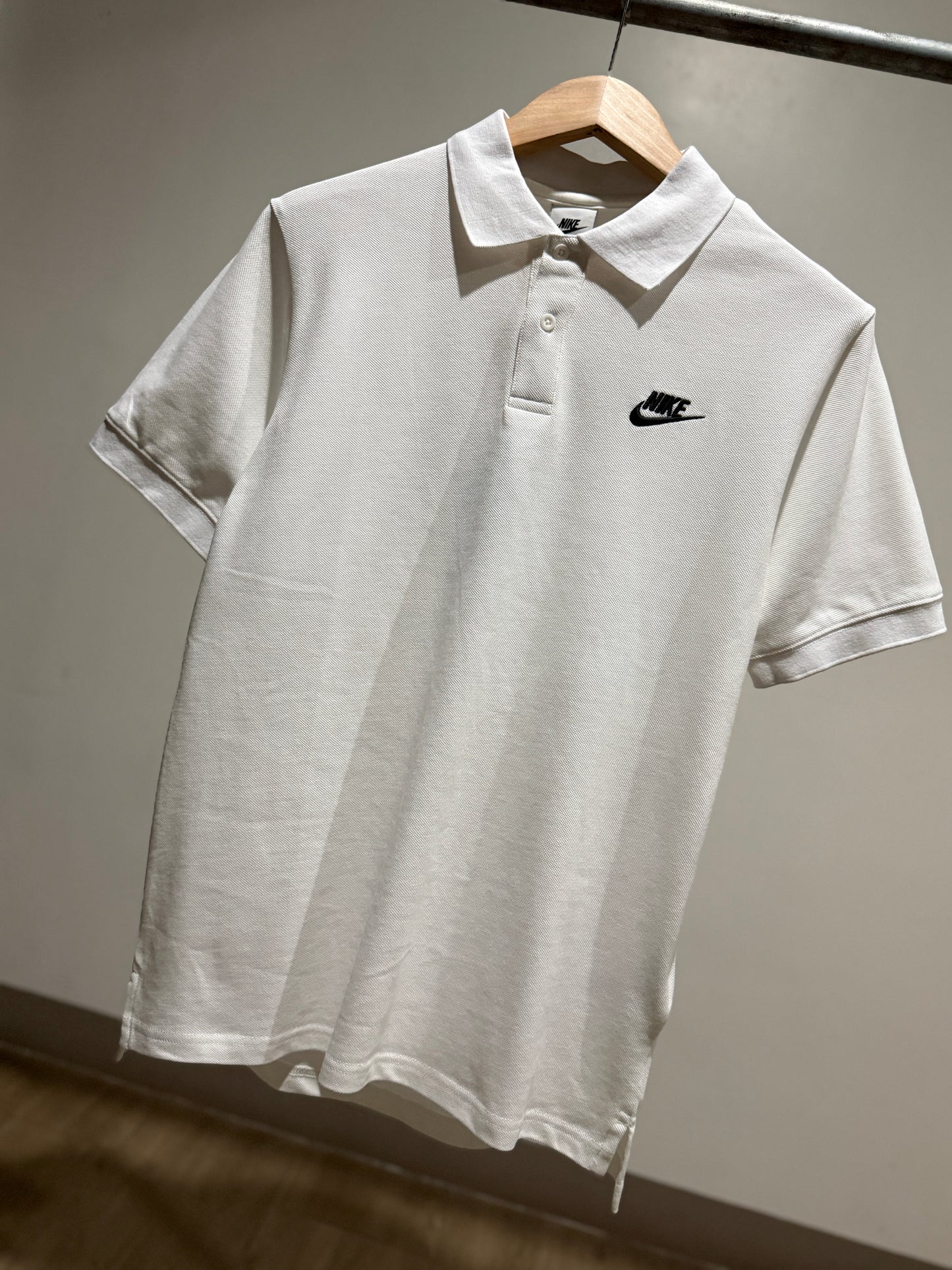 Nike Pique Polo Shirt (White)