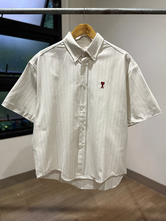 AMI Paris Short Sleeve Shirt (Boxy)